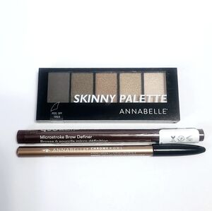Palette Fall Khaki eyeshadow Goldy Rose eyeliner Auburn Microstroke Brow Definer